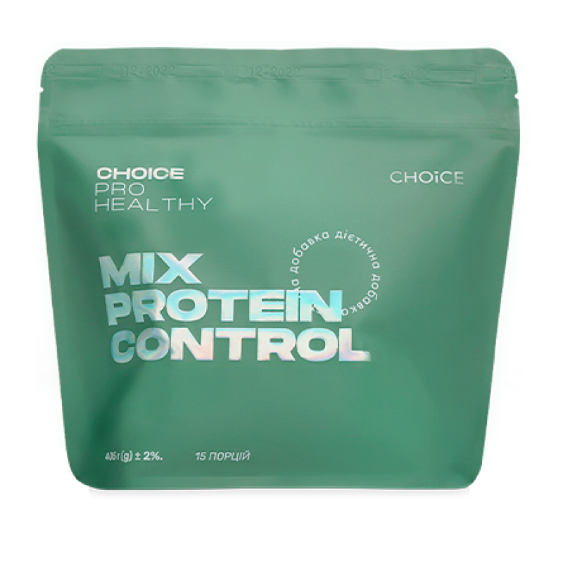 Поживний коктейль MIX PROTEIN CONTROL by Choice комплекс природних форм вітамінів і мінералів.