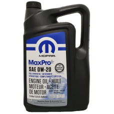 Моторна олія  Mopar MaxPro SAE 0W20 Chrysler MS-6395 ILSAC GF-5 API SN 5л USA (68524013AA) Видаляє нагар