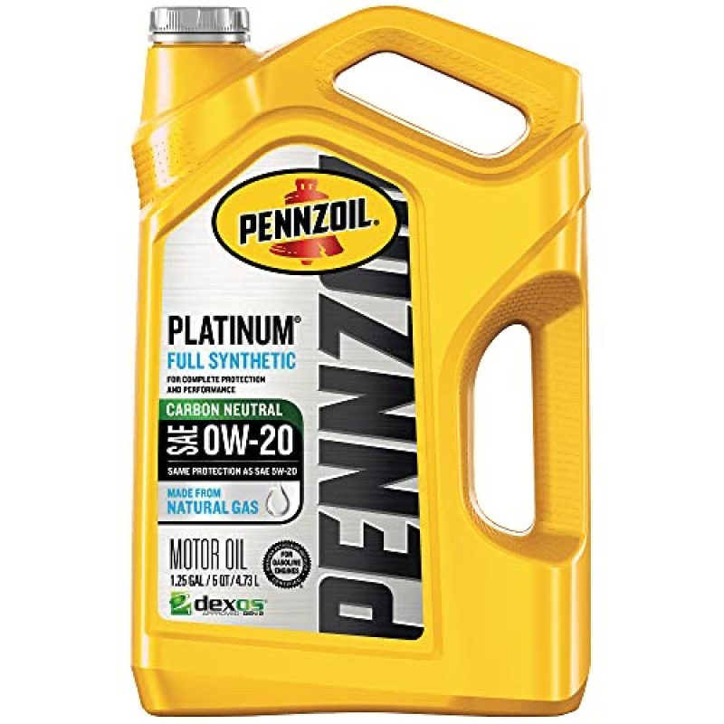 Оригінальна моторна олія Pennzoil Platinum SAE 0W20 MS-6395 ILSAC GF-6А WSS-M2C962-A (4.73 л) USA 550046127