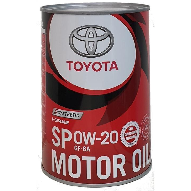 Моторна олія Toyota Synthetic Motor Oil SP SAE 0W20 API SP ILSAC GF-6A (1 л) 0888013206