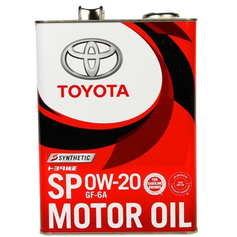 Моторна олія Toyota Synthetic Motor Oil SP SAE 0W20 API SP ILSAC GF-6A (4 л) 0888013205