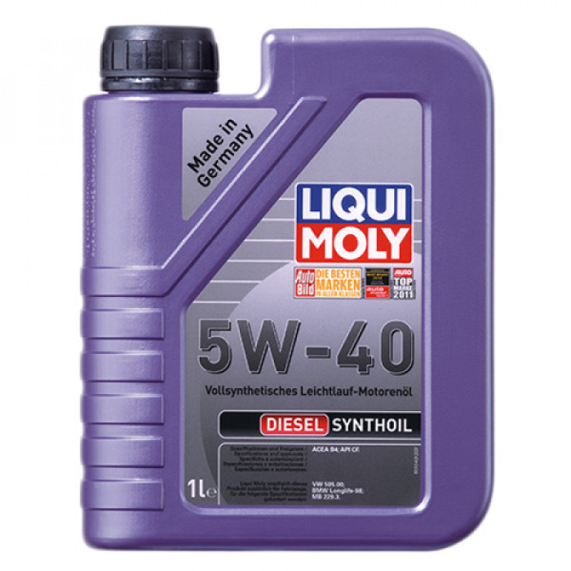 Синтетична моторна олія - Diesel Synthoil SAE 5W-40 1л.