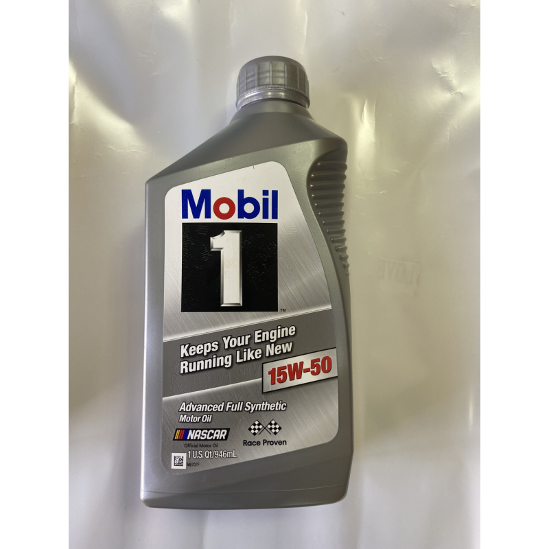 Моторне масло Mobil 1 SAE 15w-50 Full Synthetic ACEA A3/B3 API SN, SM, SL, SJ API CF (0.946 л) USA M6707F