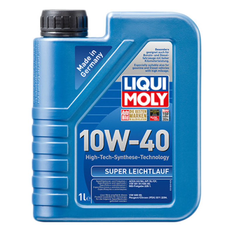 Напівсинтетична моторна олива Liqui Moly Super Leichtlauf SAE 10W40 1л (9503)