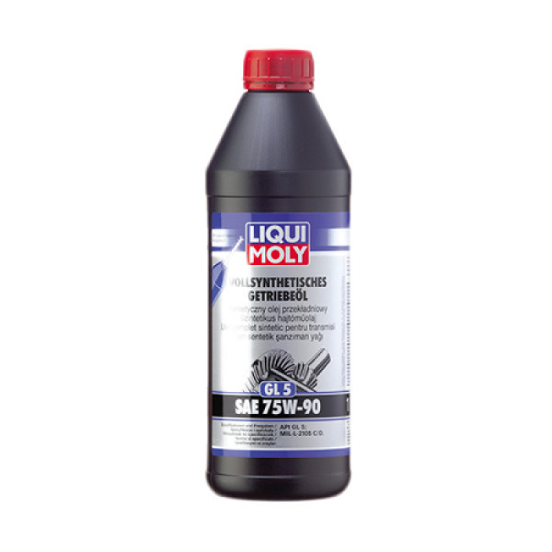 Синтетична трансмісійна олива Liqui Moly Vollsynthetisches Hypoid Getriebeoil SAE 75W90 GL5 1л (1414)