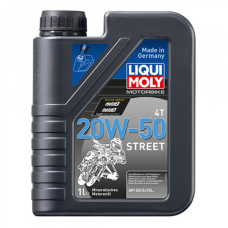 Мінеральна олива для 4-тактних двигунів Liqui Moly Motorbike 4T 20W-50 Street 1л 1500