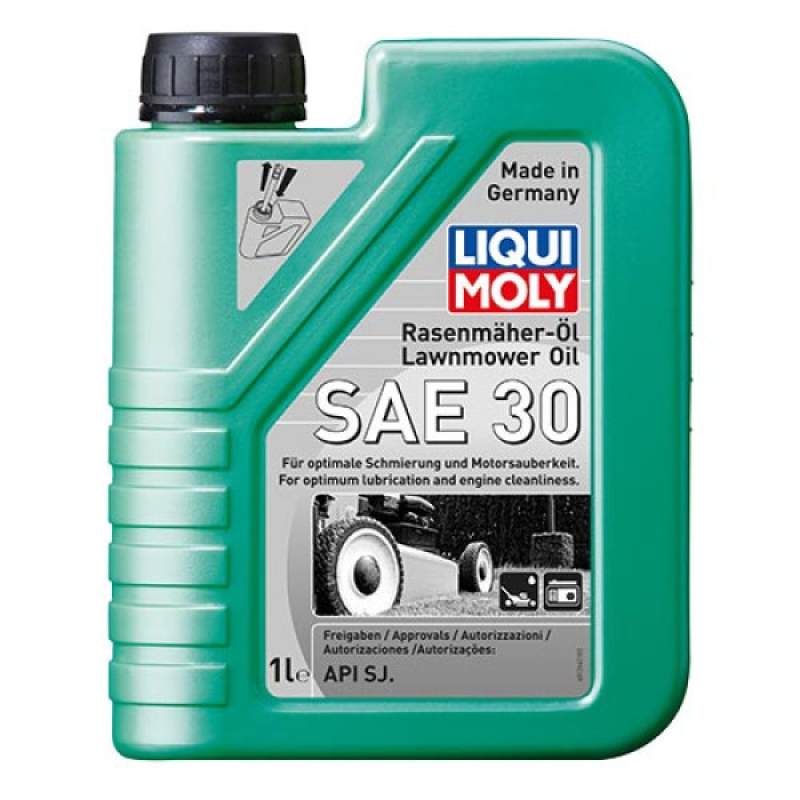 Мінеральна моторна олива для 4-тактних двигунів Liqui moly Rasenmuher-Oil SAE HD 30 1л (1264)