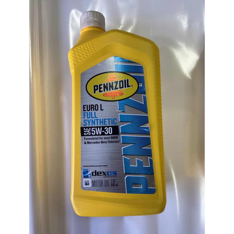 Моторне масло Pennzoil Platinum Euro SAE 5W30 MS-11106 MB-229.31 229.51 GM Dexos2 (0.946мл) USA 550051126