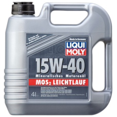 Мінеральна моторна олива Liqui Moly MoS2 Leichtlauf SAE 15W40 4л (2631)