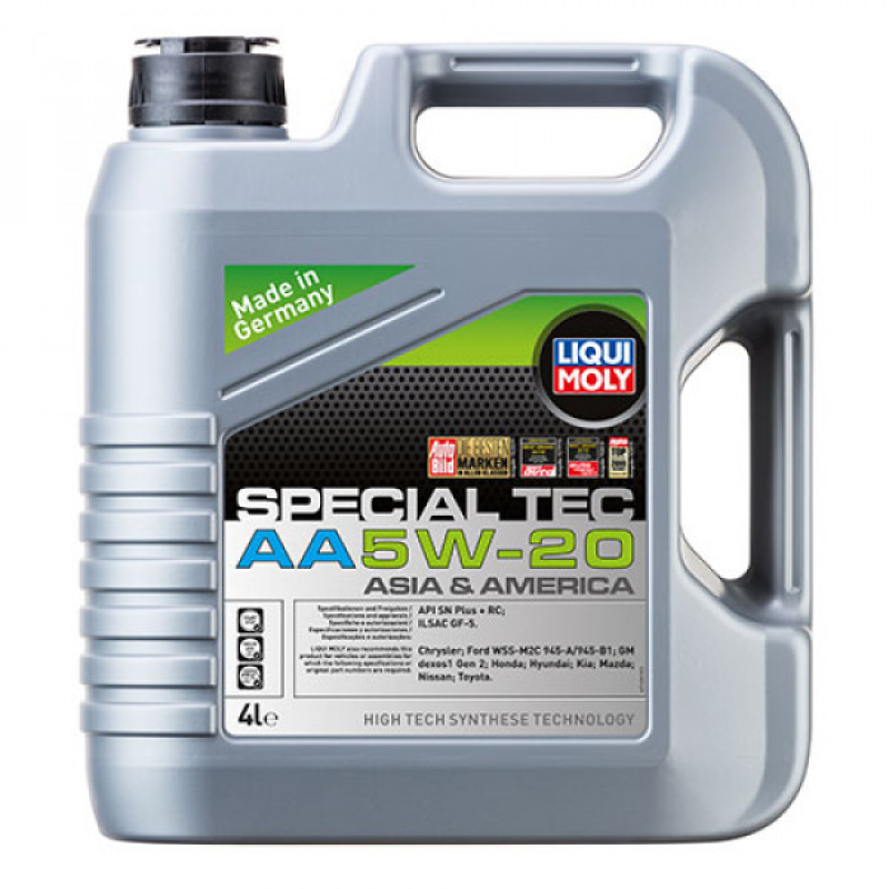 Синтетична моторна олія Liqui Moly - SPECIAL TEC AA 5W-20 Ford WSS-M2C 930-A Chrysler MS-6395 (4л) 7658