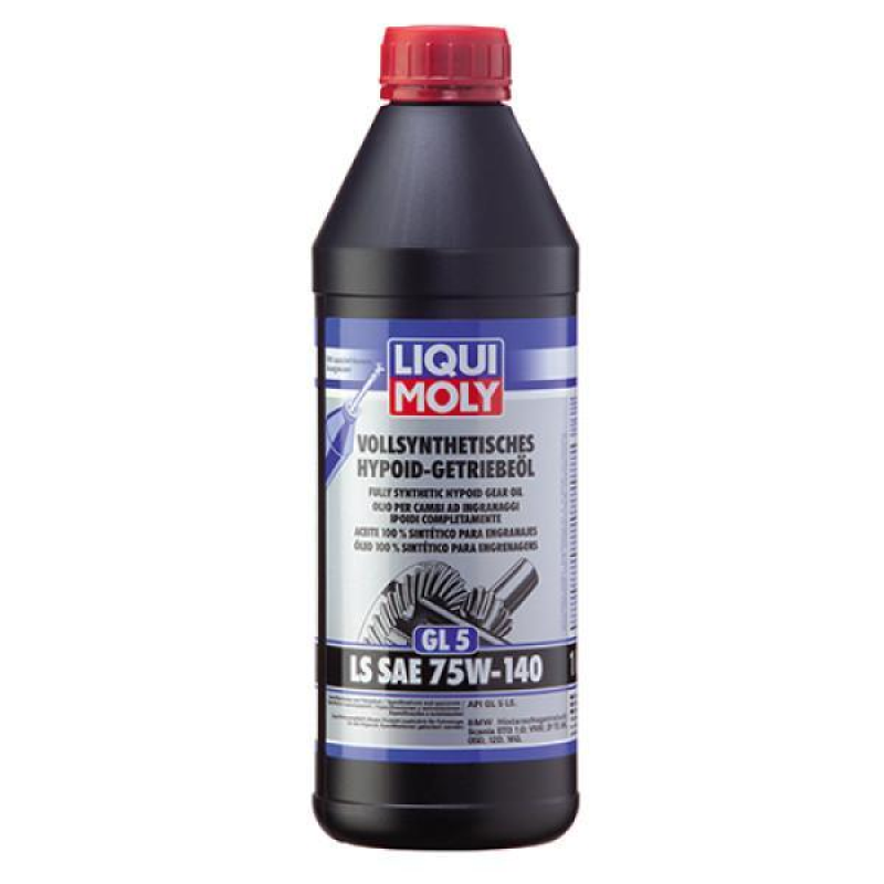 Синтетична трансмісійна гіпоїдна олива Liqui Moly Getriebeol LS SAE 75W-140 GL5 1л (4421)