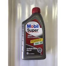 Моторне масло Mobil 1 SAE 10W30 Super 5000 API SN PLUS SN SM SL ILSAC GF-5 GM 6094M (0.946 мл)