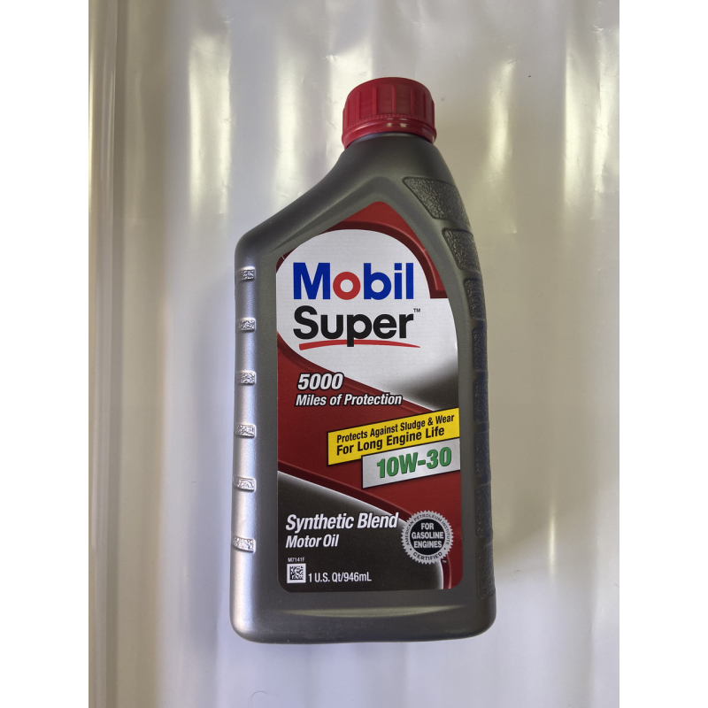 Моторне масло Mobil 1 SAE 10W30 Super 5000 API SN PLUS SN SM SL ILSAC GF-5 GM 6094M (0.946 мл)