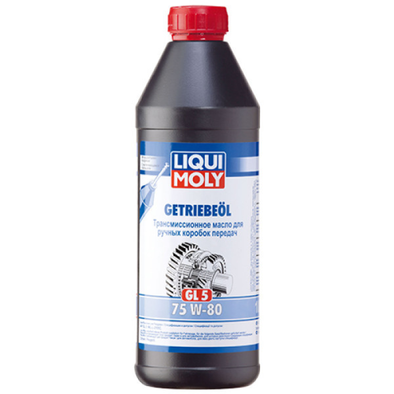 Напівсинтетична трансмісійна олива Liqui Moly Getriebeoil 75W80 GL-5 1л (3658)