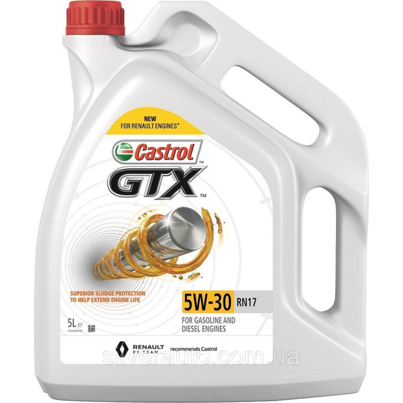 Моторна олива Castrol GTX RN-SPEC 5W-30 RN17; Renault RN17; ACEA C3 (5л) 15CFE7