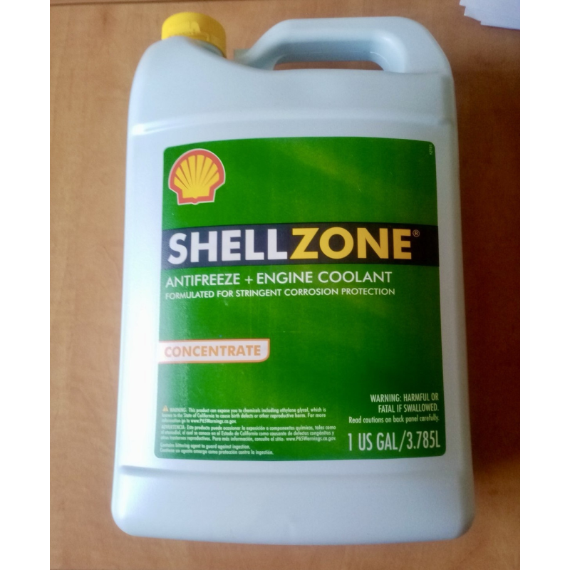 Антифриз концетрат Shell Zone (Зелений) G11 Ford ESE-M97B44-A MS-7170 GM1899M (3,785л) USA 9401006021