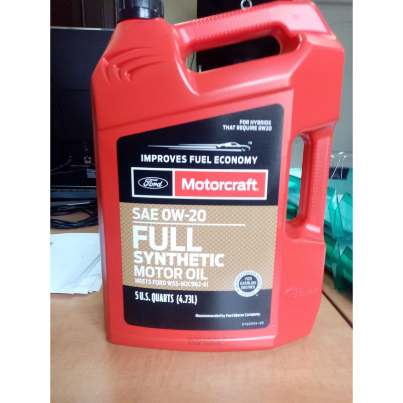 Моторне масло Ford Motorcraft SAE 0W20 SP SN PLUS ILSAC GF-6 Ford WSS-M2C962-A1 (4,73 л) USA XO0W205QFS