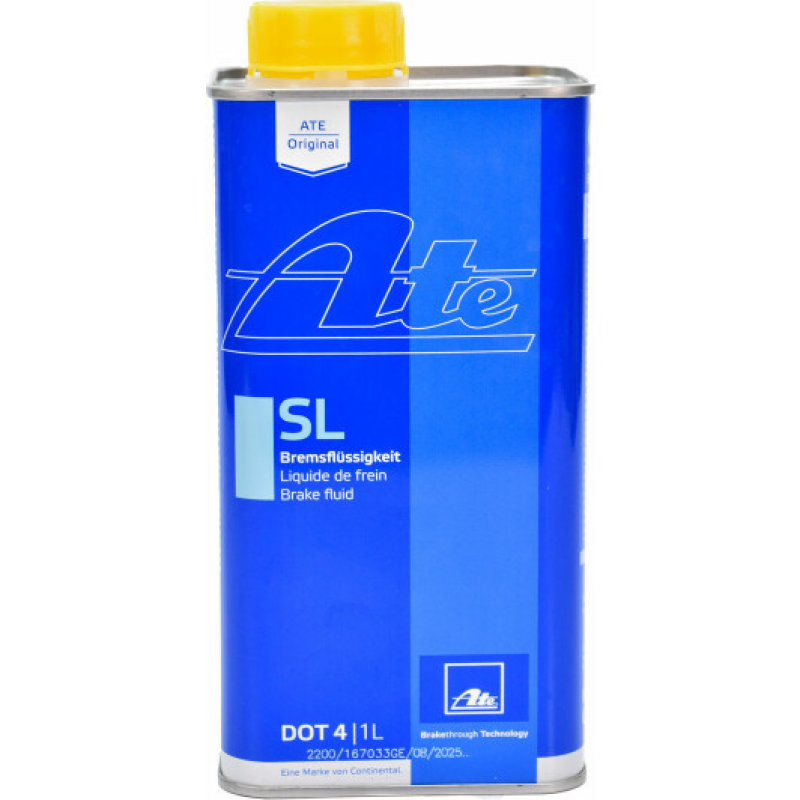 Тормозна рідина Ate Brake Fluid SL Dot-4 SAE J1704 та ISO 4925 (1 л) 03.9901-5832.2 Рідина для гальм