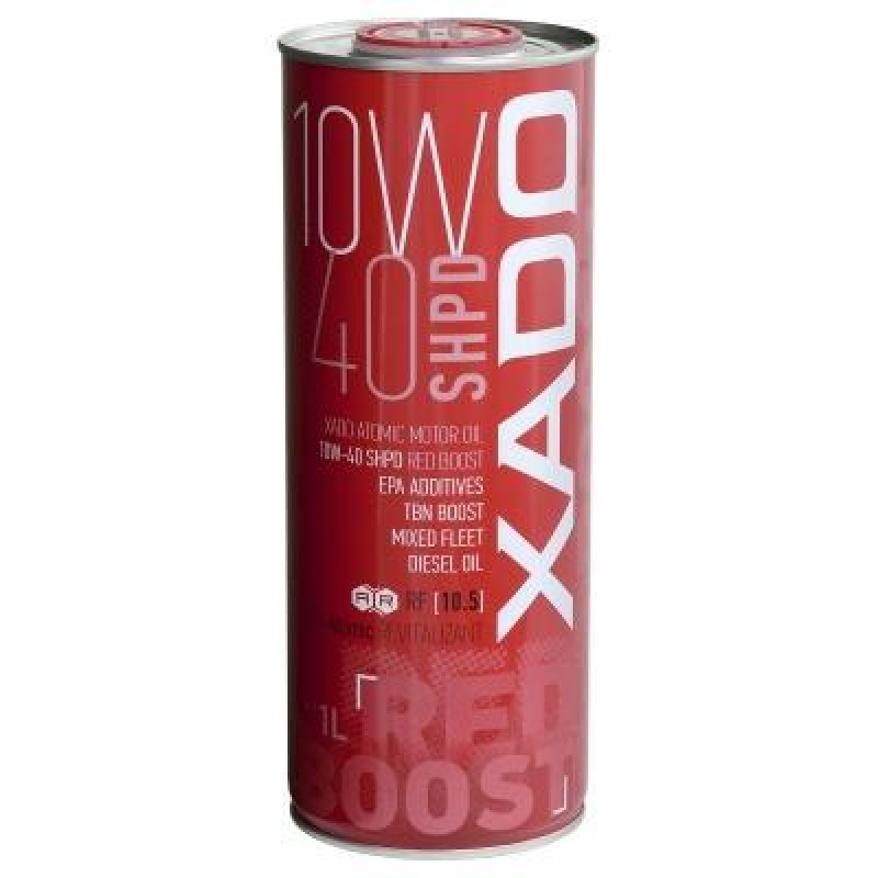 Моторна олія XADO Atomic Oil 10W-40 SHPD ACEA A3/B4/E7 API SL/CI-4 MB 235.27/228.3/229.1 (1л) ХА 26149