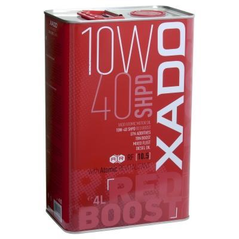 Моторна олія XADO Atomic Oil 10W-40 SHPD ACEA A3/B4/E7 API SL/CI-4 MB 235.27/228.3/229.1 (4л) ХА 26249