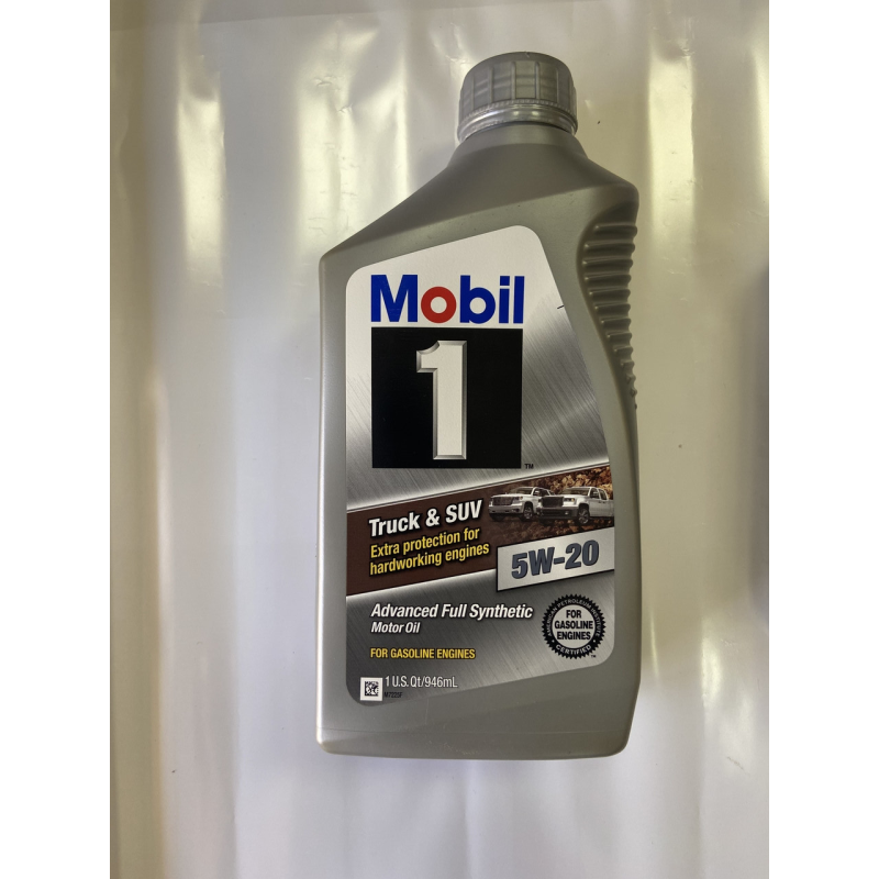 Моторне масло для Позашляховиків Mobil 1 Truck & SUV 5W20 API SP ILSAC GF-5 GM 6094M (0,946мл) USA M7225F