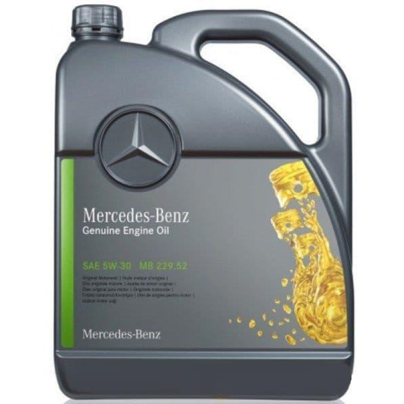 Моторне масло Mercedes Benz Genuine Engine Oil SAE 5W30 MB 229.52 (5 л) A000989700613 Масло для двигунів