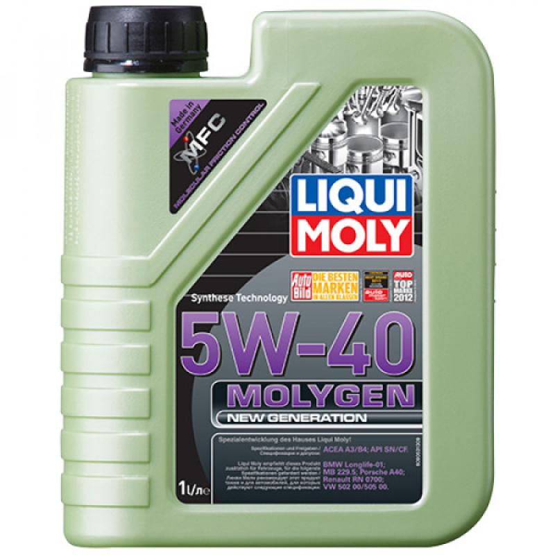 Синтетична моторна олива Liqui Moly Molygen New Generation SAE 5W-40 1л (8576)