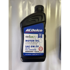 Моторна олія ACDelco Dexos1 Gen2 SAE 0W-20 ILSAC GF-5 GM 88865907 API Service SN (0,946 мл) USA 10-9236