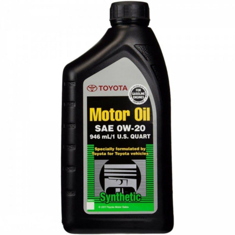 Моторна олія Toyota Synthetic Motor Oil SAE 0W-20 API SN ILSAC GF-5 (0,946 мл) USA 002790WQTE