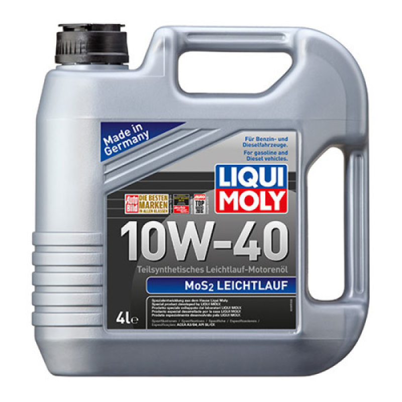 Напівсинтетична моторна олива Liqui Moly MoS2 Leichtlauf SAE 10W40 4л (6948)