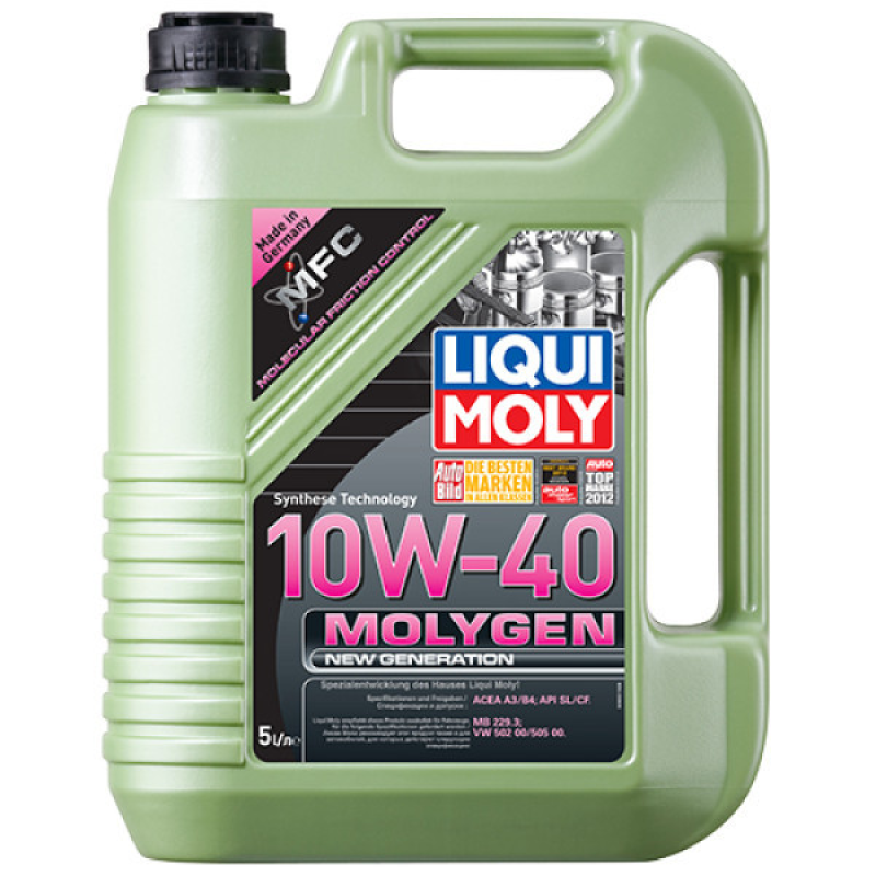 Напівсинтетична моторна олива Liqui Moly Molygen New Generation SAE 10W40 5л (9951)