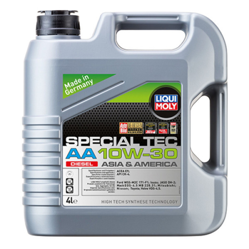 Напівсинтетична моторна олива Liqui Moly Special Tec AA Diesel 10W30 4л (7613)