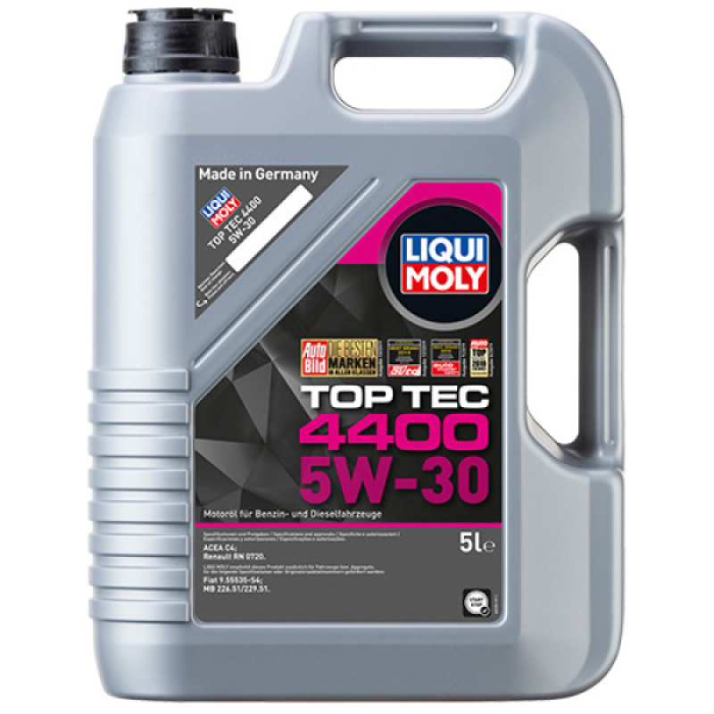 Синтетична моторна олія Liqui Moly Top Tec 4400 5W-30 ACEA C4-08; MB 229.51; Renault RN 0720 5л (2322)