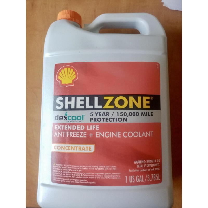 Антифриз концентрат Shell Zone Dex-Cool G12 (Поморанчевий) ASTM D 3306 Ford WSS-M97B44-D (3,785л) USA 9404006021