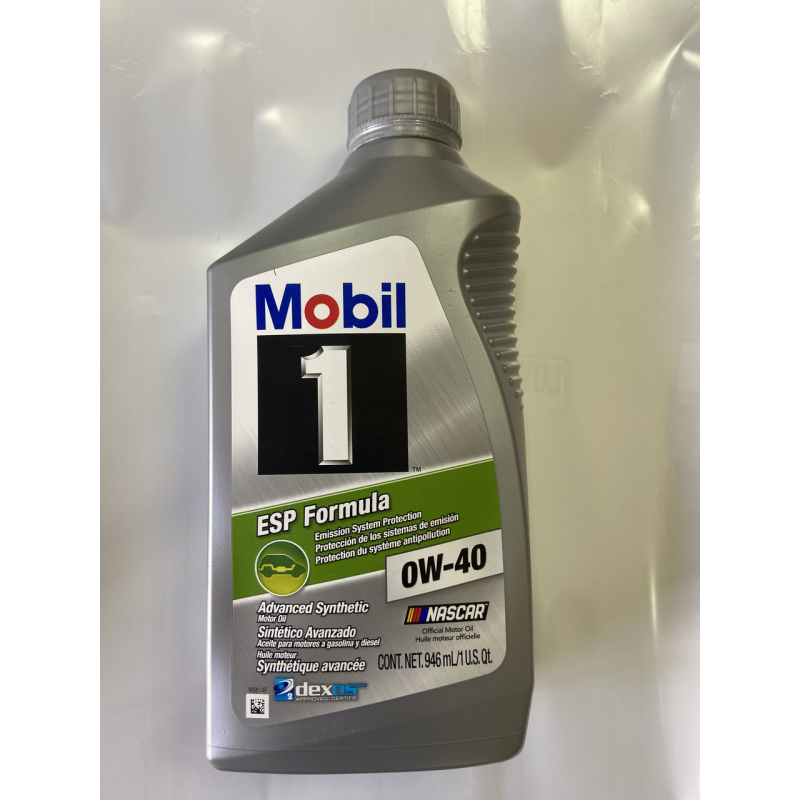 Моторне масло Mobil1 ESP Formula SAE 0W-40 GM Dexos2 GM-LL-A-025 (0,946 мл) USA M6814F